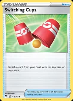 Switching Cups card in English
