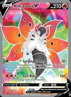 Volcarona V card in English