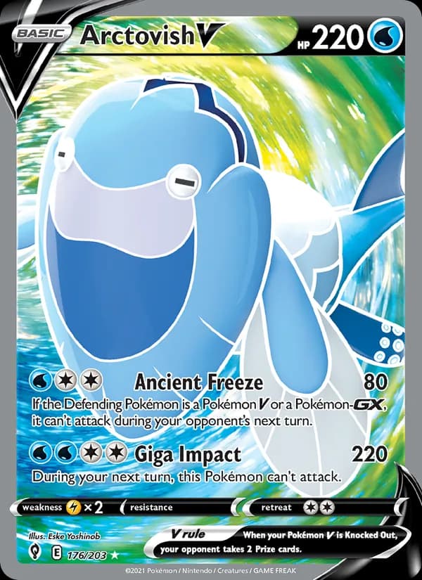 Arctovish V card in English