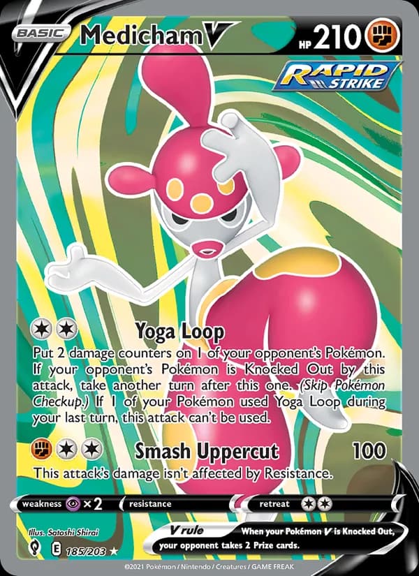 Medicham V card in English