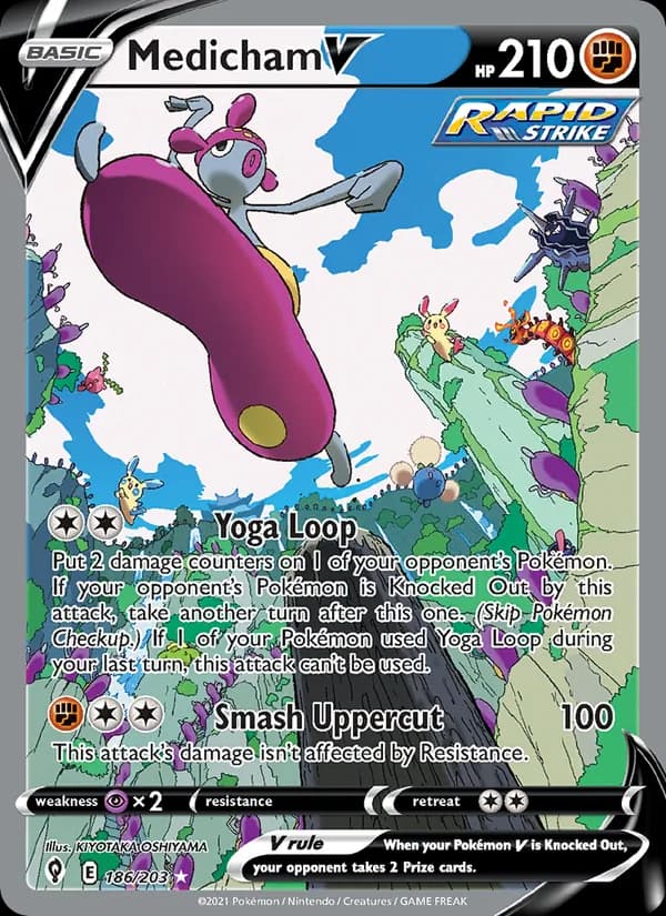 Medicham V card in English