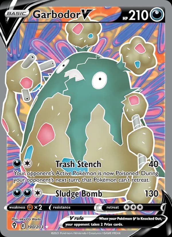 Garbodor V card in English