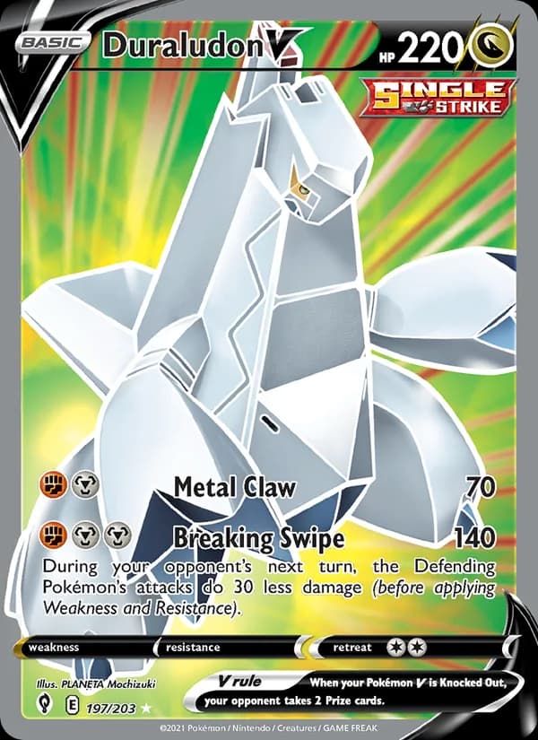 Duraludon V card in English