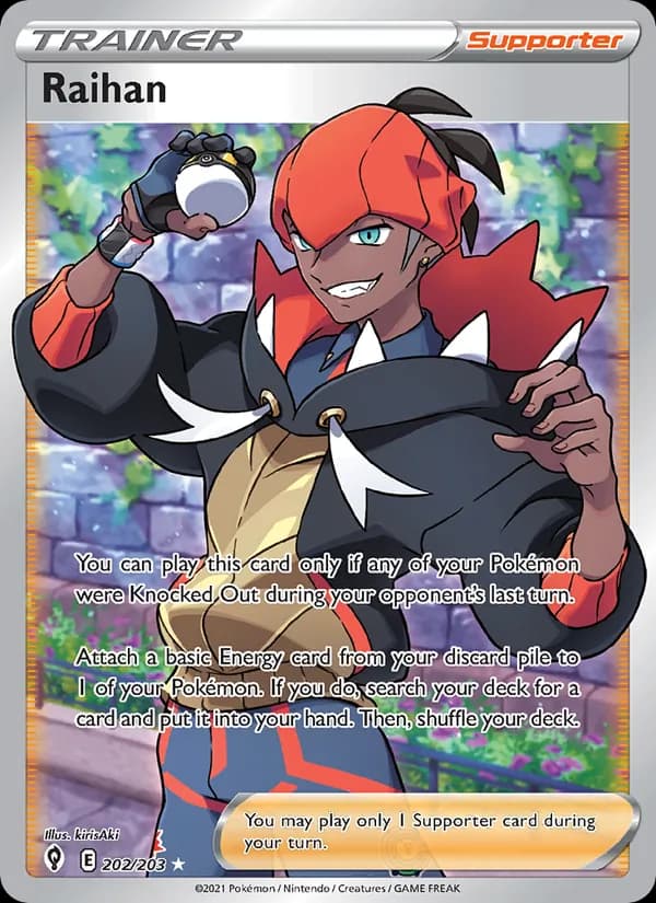 Raihan card in English