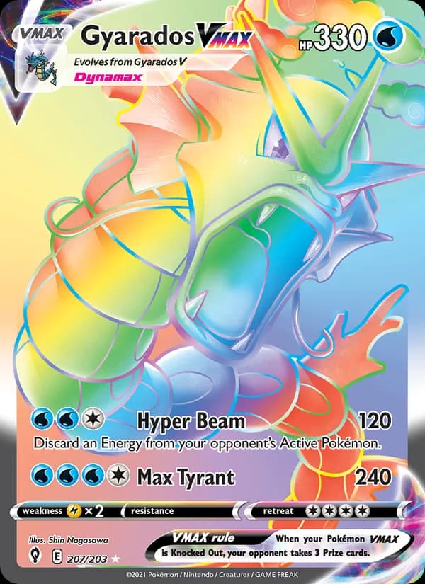 Gyarados VMAX card in English