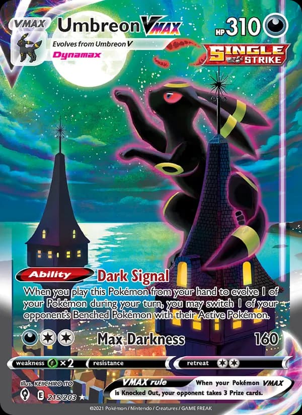 Umbreon VMAX card in English