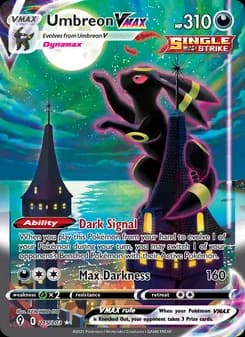 Umbreon VMAX card in English