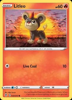 Litleo card in English