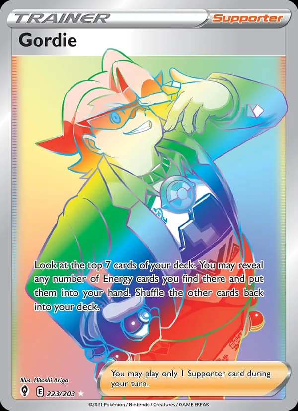 Gordie card in English
