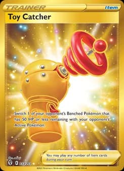 Toy Catcher card in English