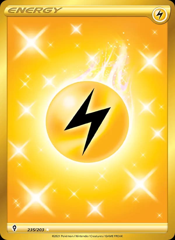 Lightning Energy card in English
