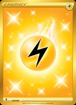 Lightning Energy card in English