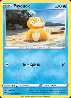 Psyduck card in English