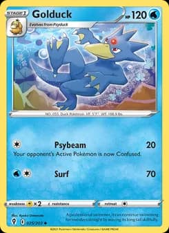 Golduck card in English