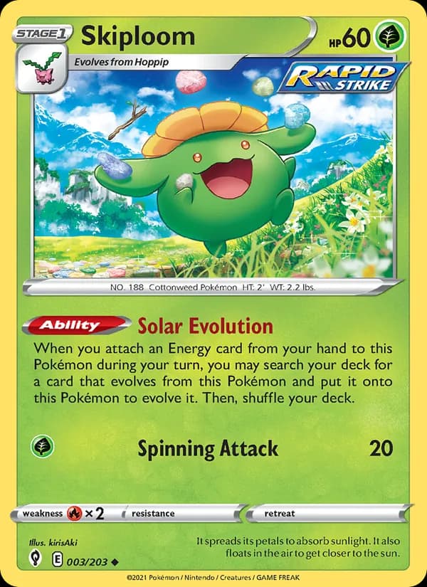 Skiploom card in English