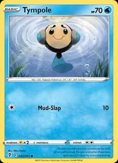Tympole card in English
