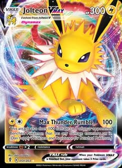 Jolteon VMAX card in English