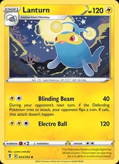 Lanturn card in English