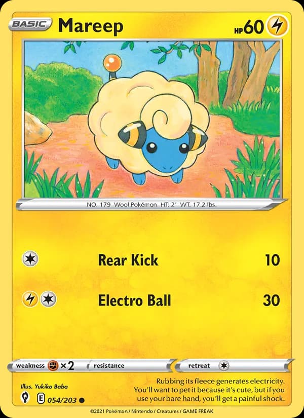 Mareep card in English