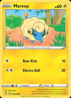 Mareep card in English