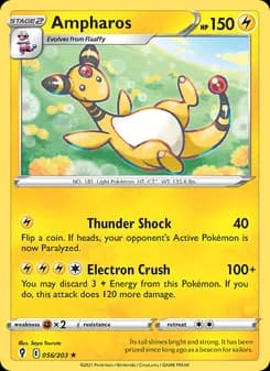 Ampharos card in English