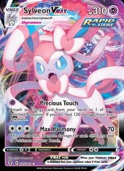 Sylveon VMAX card in English