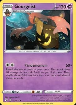Gourgeist card in English