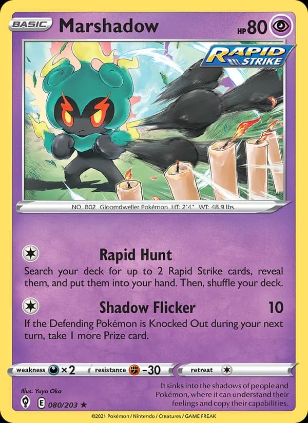 Marshadow card in English