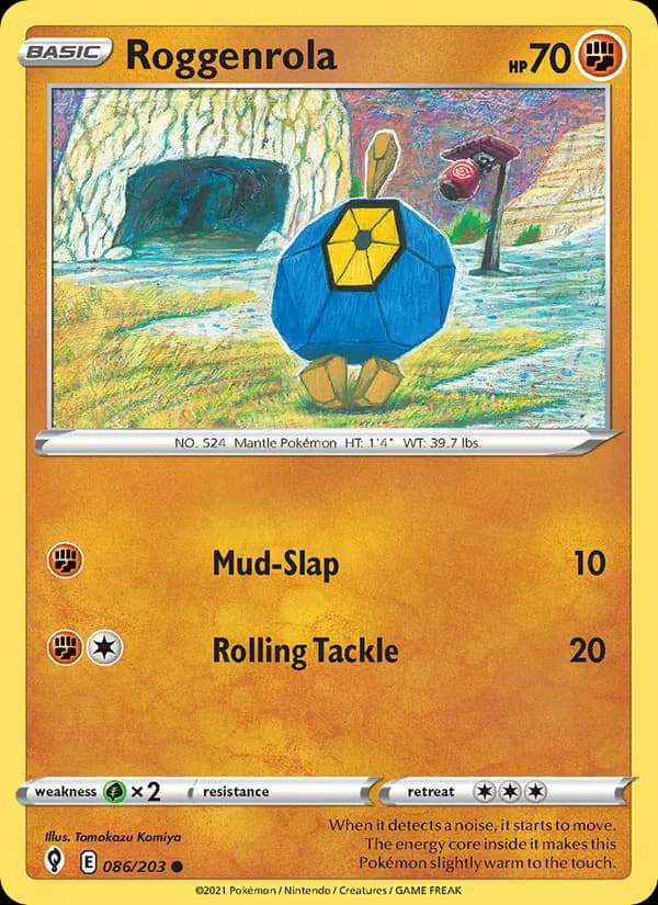 Roggenrola card in English