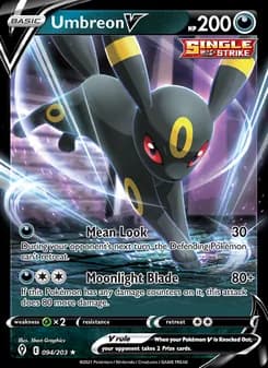 Umbreon V card in English