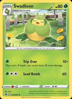 Swadloon card in English