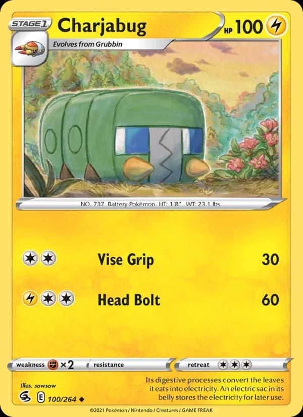 Charjabug card in English