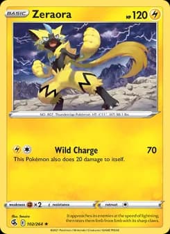 Zeraora card in English
