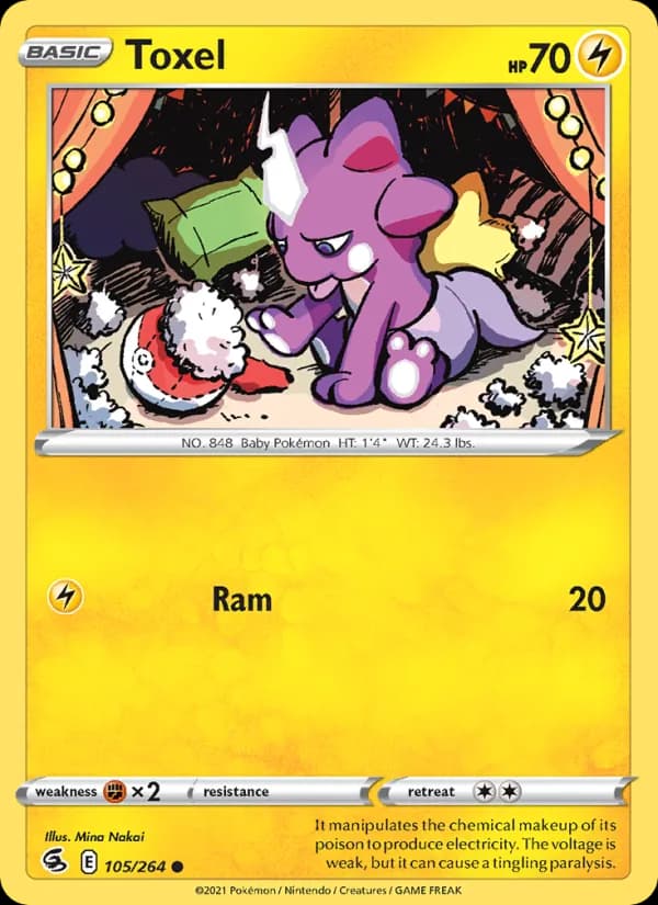 Toxel card in English