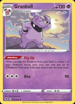 Granbull card in English