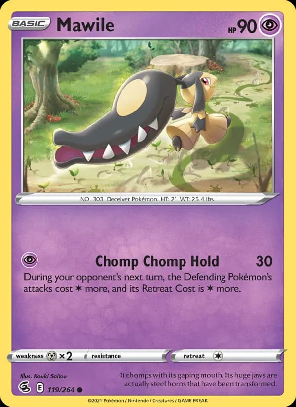 Mawile card in English