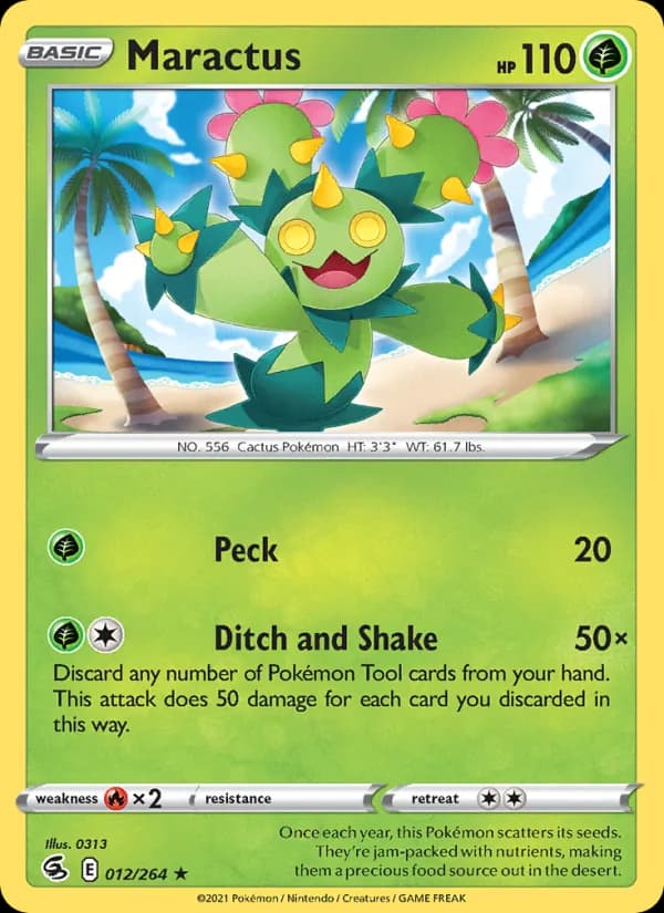 Maractus card in English