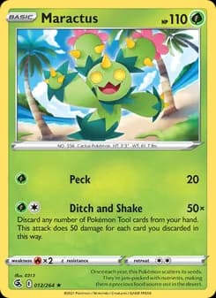 Maractus card in English