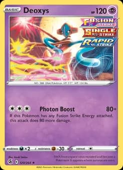 Deoxys card in English
