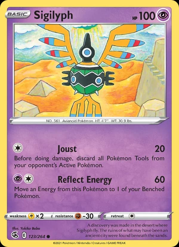 Sigilyph card in English