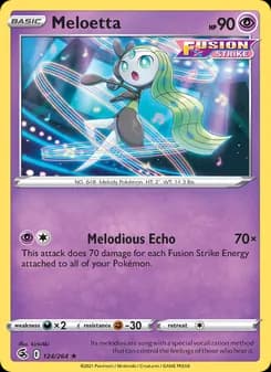 Meloetta card in English