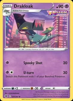 Drakloak card in English