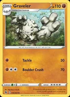 Graveler card in English