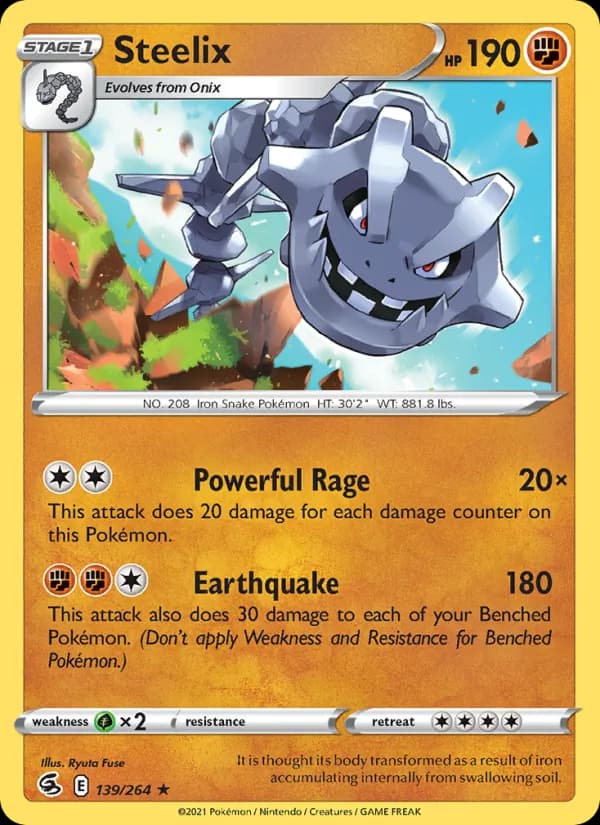 Steelix card in English