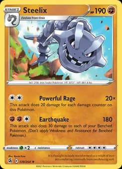 Steelix card in English