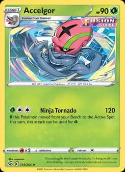 Accelgor card in English