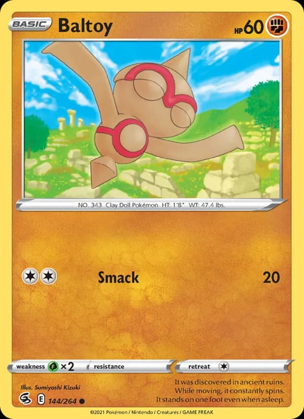 Baltoy card in English