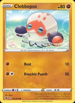Clobbopus card in English