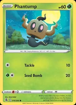 Phantump card in English