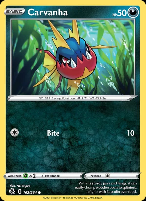Carvanha card in English